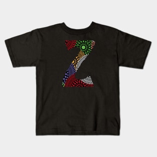 Z Aboriginal Letter Kids T-Shirt